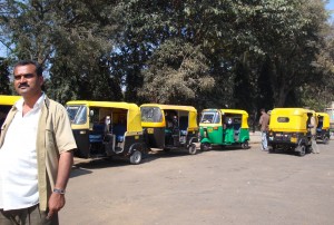Rickshaws at Main Entrance